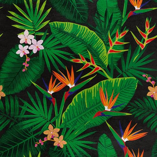 Heko Panels Samtstoff Meterware Dekostoff Bedruckt Möbelstoff Polsterstoff Velvet Polyester Wasserabweisend Meterware Stoff zum Nähen Möbelstoff Royal Tropischer Dschungel 140 x 200 cm RDX792 Heko Panels Samtstoff Meterware Dekostoff Bedruckt Möbelstoff Polsterstoff Velvet Polyester Wasserabweisend Meterware Stoff zum Nähen Möbelstoff Royal Tropischer Dschungel 140 x 200 cm RDX792 von HEKO PANELS
