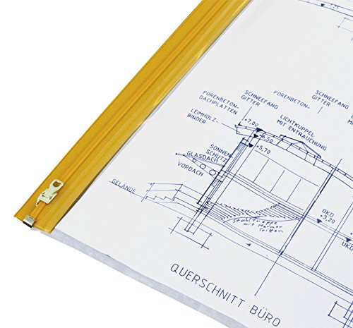 HELE Planschutztasche das Original, 10 Stück DIN A2-440x620 mm von HELE