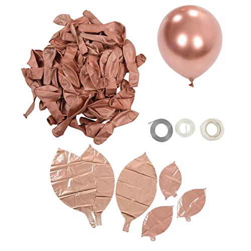 Ballon-Girlanden-Set, Wunderschönes Latex-Material, Langlebig, Breite Anwendung, Party-Luftballons Party, Hochzeit, Urlaub (Roségold) von HELEVIA