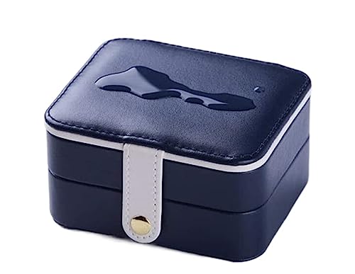 HELGN Schmuckschatullen Organizer Dual Travel Mini Kleine Schmuckschatulle Mit Spiegel Schmuck Organizer Box Mutter von HELGN