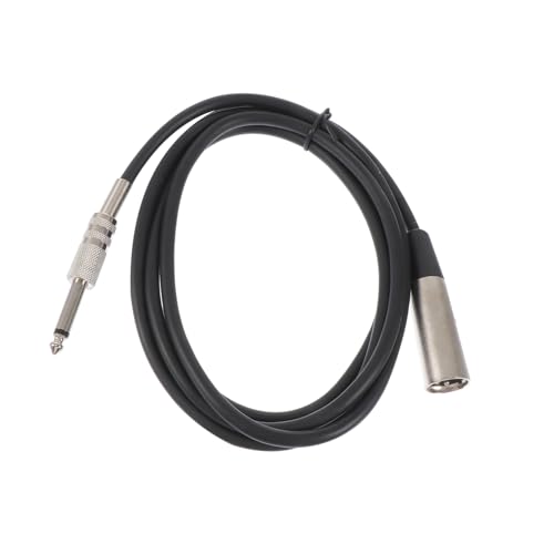 HEMOTON 1stk Mikrofon-audiokabel Kabel Für Fernseher Audiokabelanschluss Gitarrenkabel Digitales Audiokabel Audio-adapterkabel Audiosignalkabel Kupferummantelter Aluminiumdraht Black von HEMOTON