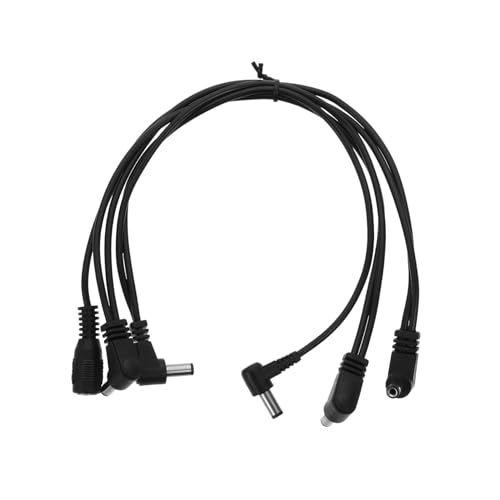 HEMOTON 2 Stk Effekt Netzkabel Gitarren-patchkabel Pedal-patchkabel Gitarrenkabel Pedale Für E-gitarre Effektor-verbindungskabel Gitarreneffektor Netzteil Sauerstofffreies Kupfer Black von HEMOTON