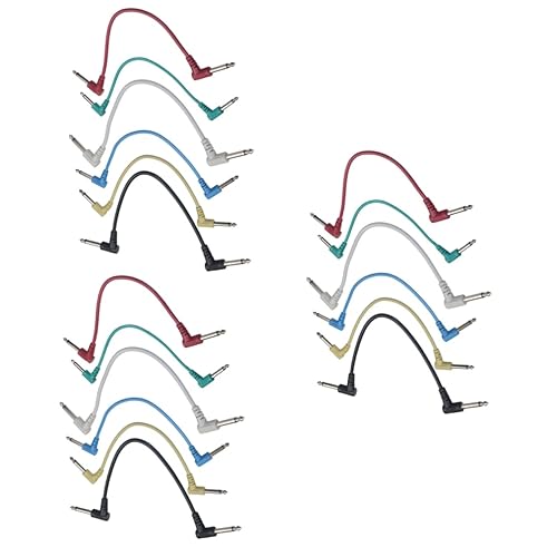 HEMOTON 3 Sätze Gitarren-patchkabel Netzteil Gitarreneffektkabel Effektpedal-patchkabel E-gitarren-effekte Kabel Für Gitarrenpedale Kabel Für Gitarren-effektpedale 6 Stück * 3 von HEMOTON