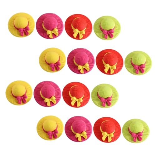 HEMOTON 3 Sätze Radiergummi Erasers for Für Kinder Adventsgeschenke Kinder Kindergeschenk Radierer Für Buntstifte Mini-spielzeug Schüler Mini-hut 16 Stück * 3 von HEMOTON