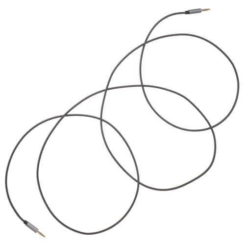 HEMOTON 35-mm-audiokabel Professionelles Audiokabel Stereokabel Für Zu Hause Stereomikrofon Mikrofon Lautsprecher Stecker-zu-stecker-kabel Mikrofonanschlusskabel Mikrofonkabel Grey Tpe von HEMOTON