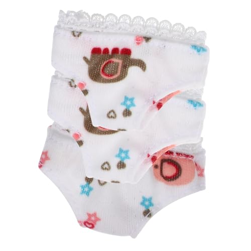 HEMOTON 3St -Shorts wiedergeborene Babypuppen Puppenkleidung Überraschungspuppen Mädchen Puppen Kleidung doll Clothes Puppe kostüm Puppe Unterhose Stoff von HEMOTON