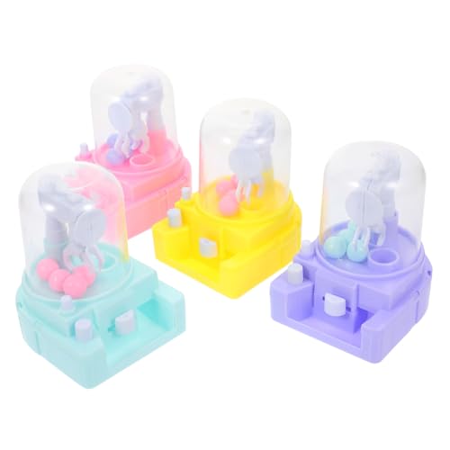 HEMOTON 4 Stück Mini-Gacha-Maschine für kinderspielzeug set Kinderauto Maschine Cool lustiges Krallenmaschine für Abs von HEMOTON