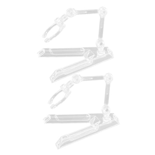 HEMOTON 4 Stück Modell Handstand Chip-rack-staffeleien Displayhalter Für Actionfiguren Staffeleien Zum Ausstellen Vitrine Platte Tellerhalter Für Die Wand Regal Anzeige Transparent Plastik von HEMOTON