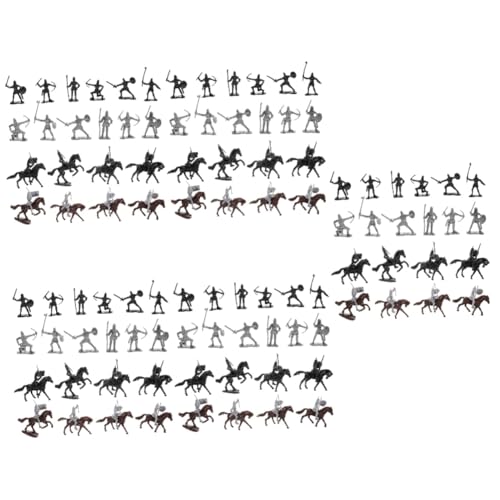 HEMOTON 5 Sätze Kavallerie-Pferd-Modell Miniaturfiguren Spielset Tischdekorationen Sand inneneinrichtung miniaturen Figuren Modelle scheibengardinen Menschen modellieren Mini-Dekore von HEMOTON