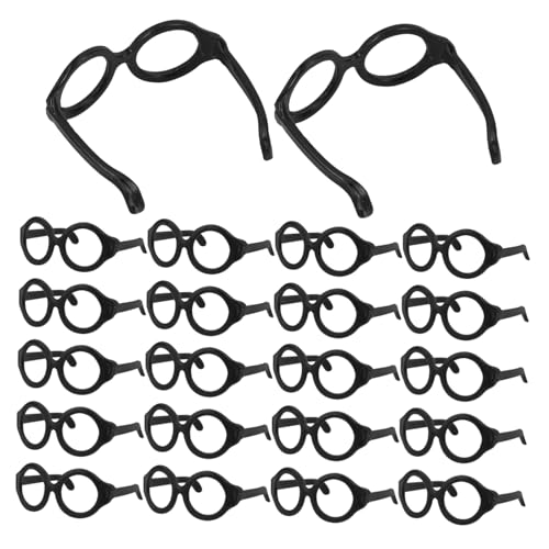 HEMOTON 50 Stück Puppenbrillen Lustige Brillen Dekore Brillen Für Puppen Anziehpuppen Requisiten Dekorative Brillen Dekore Puppenanziehbrillen Puppen Mini Brillen Mini Puppen von HEMOTON