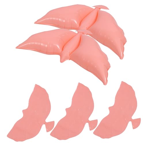 HEMOTON 5pcs Taube Ballon Alles Zum Geburtstag Luftballons Folie Einhorn-luftballons Beerdigungsballons Luftballon in Taubenform Ballonbogenständer Ballongirlande Rosa Aluminiumfolie von HEMOTON