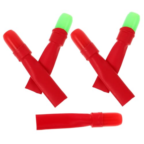 HEMOTON 5st Furz Pfeifen Streiche Neuheit Spielzeug Kazoo-geräuschmacher Sportpfeife Furz Pfeift Spielzeug Pfeifenspielzeug Für Kleinkinder Furz-Sound- - Trick Rot PVC von HEMOTON