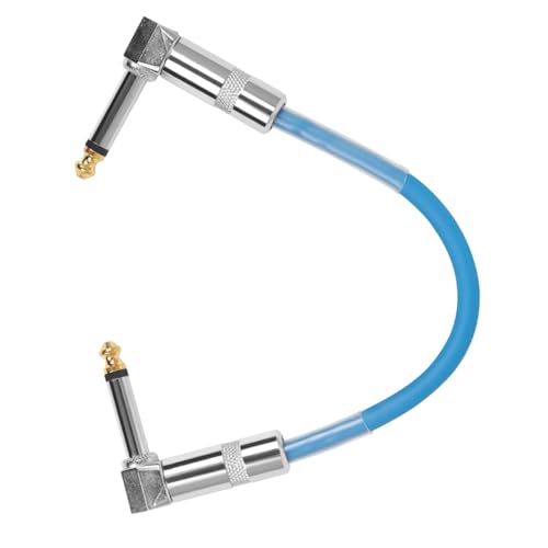 HEMOTON Kabel Für Elektrische Gitarre Patchkabel Gitarrenkabel Pedalboard-kabel Funkenverstärker Gitarrenpedalkabel Patch-kabel Blue Pvc von HEMOTON