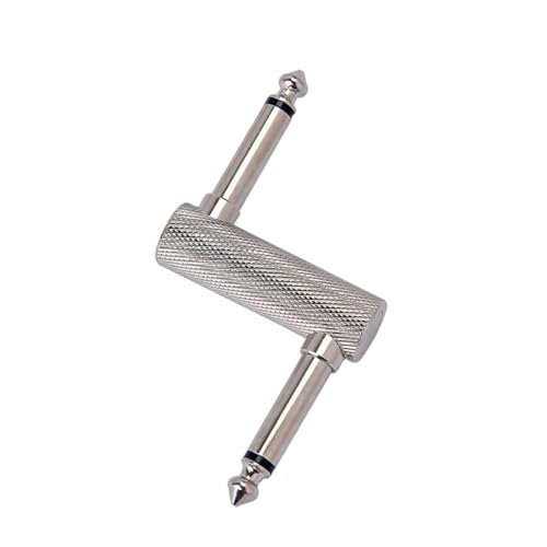 HEMOTON Koppler Für Gitarren-effektpedale Gitarrenpedalbrett Gitarren-pedalboard- Z-typ-gitarrenpedalanschluss Gitarrenpedal-patch- Adapter Für Gitarrenpedale Silver von HEMOTON