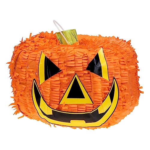 HEMOTON Party-Anhänger halloween costume halloween kleidung Halloween-Pinata party assecoires Kürbis fallen Halloween-Partytüten Piñata schmücken Outdoor- für Papier Orange von HEMOTON