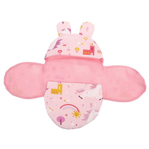 HEMOTON Puppenschlafsack Neugeborener Wickel Zubehör Für Neugeborene Zubehör Für Babypuppen Babypuppendecke Neugeborene Puppe Puppenhut Kleidung Puppe Stirnband Puppenkleidung Stoff von HEMOTON