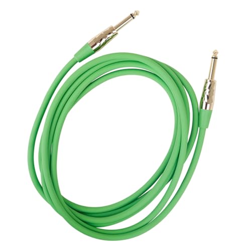 HEMOTON lichtleiterkabel optikalkabel gitarren zubehör Gitarreneffektkabel Gitarren-Patchkabel Adapter-Effektkabel Audioverbindungskabel Mit Kunststoff ummantelter Kupferdraht Green von HEMOTON