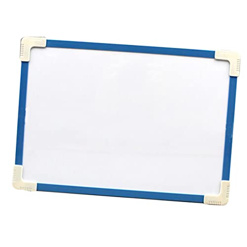 HEMOTON magnetische Tafel message board magnetisches zeichenbrett doppelseitiges Zeichenbrett abwischbares Zeichenbrett löschbare Kinderschreibtafel Blue von HEMOTON