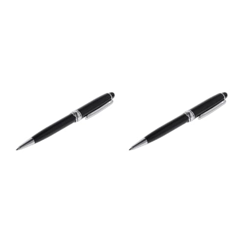 Exquisiter Signierstift, Metall-Kugelschreiber, 1,0 mm, nachfüllbar, Business-Stift für Hotelempfang, Gäste-Anmeldestift, Kugelschreiber, schwarzer Kugelschreiber, blauer Kugelschreiber, sortiert von HENANX