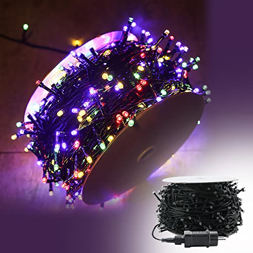 HENGMEI LED Lichterkette, Bunt Außen und Innen Lichterkette mit 8 Leuchtmodi für Halloween Deko, Weihnachtsbeleuchtung, Garten, Hochzeit, Party Deko, 30m 300LEDs von HENGMEI