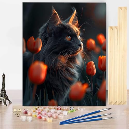 Malen Nach Zahlen Katze Malen Nach Zahlen Erwachsene mit Rahmen, Paint by Numbers Tier Paint by Numbers Adult Inklusive 3 Pinsel und Acrylfarbe für Deko Wohnzimmer, Geschenke 100 x 135 cm -j2503HH Malen Nach Zahlen Katze Malen Nach Zahlen Erwachsene mit Rahmen, Paint by Numbers Tier Paint by Numbers Adult Inklusive 3 Pinsel und Acrylfarbe für Deko Wohnzimmer, Geschenke 100 x 135 cm -j2503HH von HENJGWEG