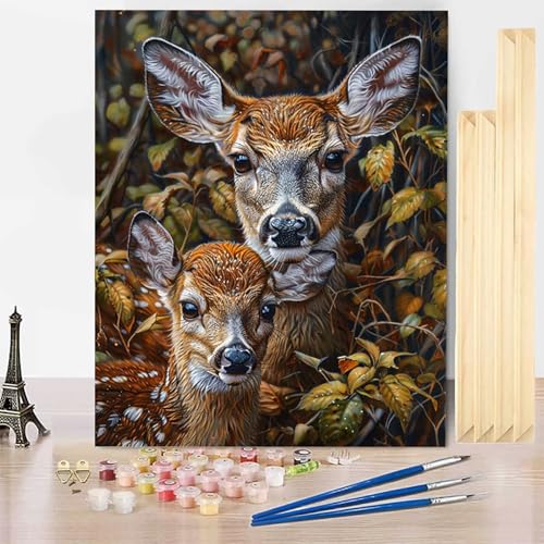 Malen Nach Zahlen Reh Malen Nach Zahlen Erwachsene mit Rahmen, Paint by Numbers Tier Paint by Numbers Adult Inklusive 3 Pinsel und Acrylfarbe für Zimmer Deko Wohnzimmer, Geschenke 20 X 30 CM -j25037P Malen Nach Zahlen Reh Malen Nach Zahlen Erwachsene mit Rahmen, Paint by Numbers Tier Paint by Numbers Adult Inklusive 3 Pinsel und Acrylfarbe für Zimmer Deko Wohnzimmer, Geschenke 20 X 30 CM -j25037P von HENJGWEG