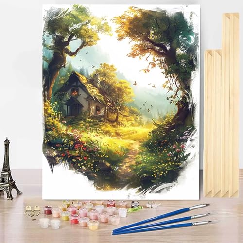Malen Nach Zahlen Wiese Malen Nach Zahlen Erwachsene mit Rahmen, Paint by Numbers Häuser Paint by Numbers Adult Inklusive 3 Pinsel und Acrylfarbe für Deko Wohnzimmer, Geschenke 40 X 50 CM -j2503M6 Malen Nach Zahlen Wiese Malen Nach Zahlen Erwachsene mit Rahmen, Paint by Numbers Häuser Paint by Numbers Adult Inklusive 3 Pinsel und Acrylfarbe für Deko Wohnzimmer, Geschenke 40 X 50 CM -j2503M6 von HENJGWEG