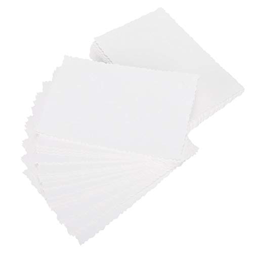 100 Stück Blanko Papier Karten, Karteikarten, Spielkarten, Kraftpapierkarten, Memory, Blanko Papier Karten Wortkarte, Leere Visitenkarten Karteikarten Für Nachricht Geschenk von HERCHR