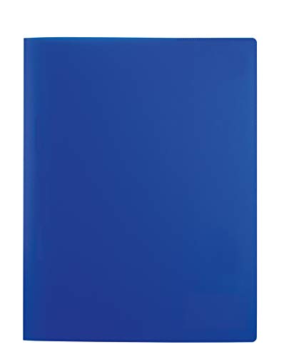 HERMA 19493 Schnellhefter A4 Transluzent Blau, Sichthefter aus Kunststoff mit Beschriftungsetikett, Einstecktasche & Metallheftzunge, stabiler Plastik Schnellhefter für Schule & Büro von HERMA