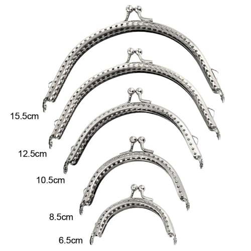 Taschenrahmen Metall-Geldbörsenrahmen, Kussverschluss, Geldbeutelverschluss, Rahmen, Tasche, Kussverschluss, Schloss, Geldbeutelrahmen, Taschenverschlüsse, Taschenrahmen, Schnalle, Taschenzubehör Tasc von HESHUYAN