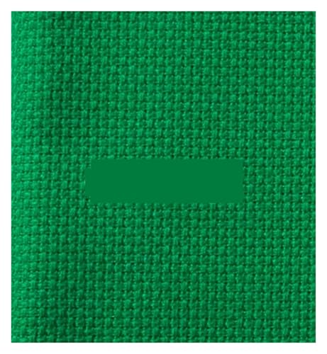 HEUchuan Kreuzstich-Stoff 50x50cm 100x100cm 145x100cm 100x50cm 14ct Kreuzstich Stoff Leinwand DIY handgefertigt(Green,50x50cm) von HEUchuan