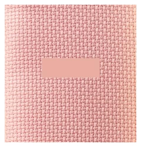 HEUchuan Kreuzstich-Stoff 50x50cm 100x100cm 145x100cm 100x50cm 14ct Kreuzstich Stoff Leinwand DIY handgefertigt(Pink,100x100cm) von HEUchuan