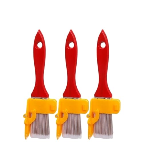 HEUchuan Pinsel 1/2/3 STÜCKE Malerei Wandpinsel Ecke Innen Verdeckte Rand Trimmen Farbe Trennung Pinsel Kantenschneider Griff Werkzeug(3PCS) von HEUchuan