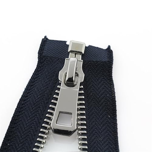 HEUchuan Unsichtbarer Reissverschluss 35/45/55/65/75/85 cm offener Auto-Lock-Metallreißverschluss mit Platinbeschichtung for Kleidung, Schuhe, Taschen, Kleidungsstücke(Blue1,55cm) von HEUchuan