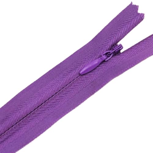 HEUchuan Unsichtbarer Reissverschluss 8 stücke Unsichtbarer Reißverschluss Zipp Lange Reißverschlüsse for Nähen Von Kleidung(Purple,65 cm) von HEUchuan