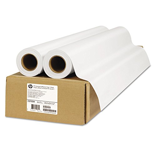 Hewlett Packard C2T52A Universal Adhesiv Vinyl, 2-Pack, 1067 mm x 20 m, 42 Zoll x 66 Fuß von Hewlett-Packard