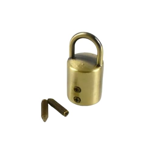 HEXHUASR 5/10 Stücke 11mm Tasche Metall Schnalle Handtasche Riemen Quaste Fransen Kappe Verschluss Aufhänger Schnüre Verschluss Stopper DIY Hardware Zubehör(KY037-Brass,10Pcs) von HEXHUASR