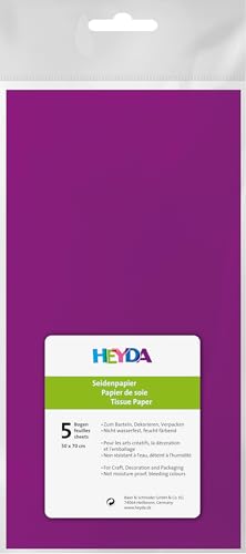 Heyda 203310565 Seidenpapier 50 x 70 cm violett von Heyda