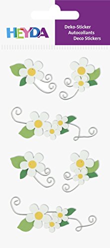 Sticker Mix Blumen ws von Heyda