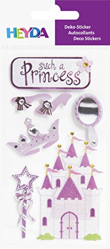 Heyda 203780684 Stick-On's Mix, Motiv: Prinzessin von Baier & Schneider