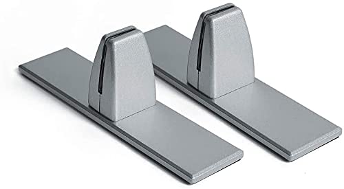 Schreibtisch-Partitionsclips, Bildschirmclip aus Aluminiumlegierung für den Schreibtisch, Bildschirmblende-Clip, Partitionshalterung, Schreibtisch-Partitionsclip, ZTT(Silver) von HEYDGBBZ