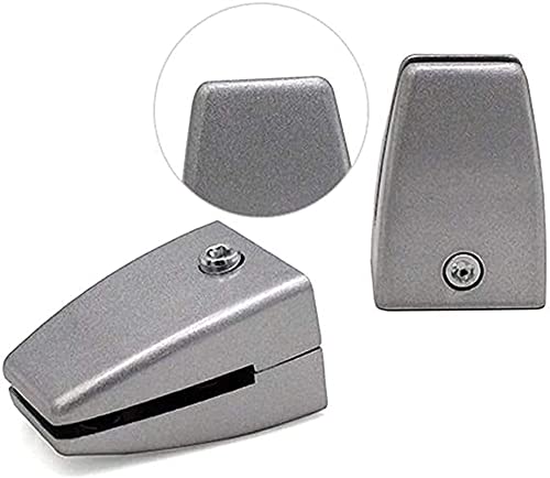 Schreibtisch-Trennwand-Clips, Desktop-Bildschirm-Clip Büro-Trennwand-Clip Aluminiumlegierung Bildschirm-Schallwand-Clip Befestigungsclip Trennwandhalterung ZTT(1 Pair of Silver) von HEYDGBBZ