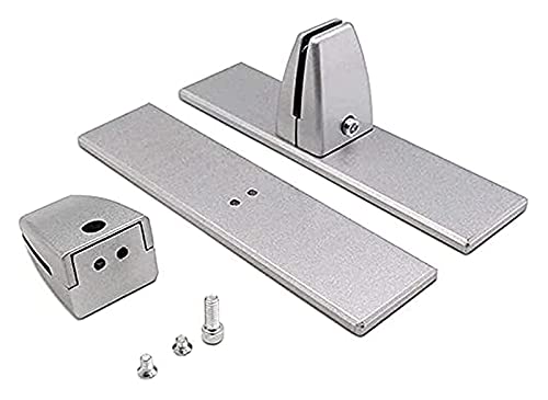 Schreibtisch-Trennwandklammern, stanzfreier Bildschirmclip aus Aluminiumlegierung, Befestigungsclip für Schreibtischglas, Holzclip, Schreibtisch-Trennwandhalterung ZTT von HEYDGBBZ