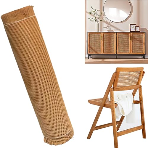 Wiener Geflecht,Kommode Wiener Geflecht,Rattangeflecht Meterware,Wiener Geflecht 200x40cm helles Rattan-Gewebe,Wasserdicht Schimmelfest für DIY-Projekte & Dekoration,Aufwertung von Möbeln sowie von HEYOUTH