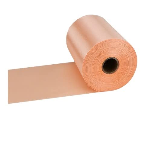 Organza Stoff Rolle, 25 meter/rolle 8 cm / 10 cm / 15 cm seiden satinbänder DIY. Hochzeitsstuhl SchärpenVerpackung Dekoration Seidenbänder(11-Peach,15cm X 25meters) von HFGDRH