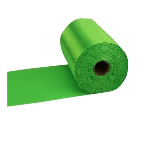 Organza Stoff Rolle, 25 meter/rolle 8 cm / 10 cm / 15 cm seiden satinbänder DIY. Hochzeitsstuhl SchärpenVerpackung Dekoration Seidenbänder(19-Green grass,15cm X 25meters) von HFGDRH