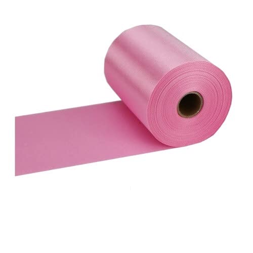 Organza Stoff Rolle, 25 meter/rolle 8 cm / 10 cm / 15 cm seiden satinbänder DIY. Hochzeitsstuhl SchärpenVerpackung Dekoration Seidenbänder(2-Pink,15cm X 25meters) von HFGDRH