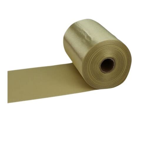 Organza Stoff Rolle, 25 meter/rolle 8 cm / 10 cm / 15 cm seiden satinbänder DIY. Hochzeitsstuhl SchärpenVerpackung Dekoration Seidenbänder(27-Khaki,10cm X 25meters) von HFGDRH