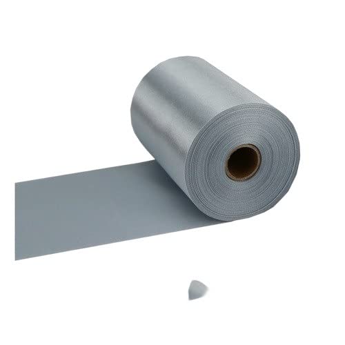 Organza Stoff Rolle, 25 meter/rolle 8 cm / 10 cm / 15 cm seiden satinbänder DIY. Hochzeitsstuhl SchärpenVerpackung Dekoration Seidenbänder(31-Silver,15cm X 25meters) von HFGDRH