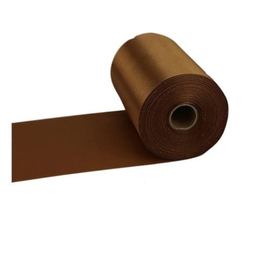 Organza Stoff Rolle, 25 meter/rolle 8 cm / 10 cm / 15 cm seiden satinbänder DIY. Hochzeitsstuhl SchärpenVerpackung Dekoration Seidenbänder(40-Coffee,15cm X 25meters) von HFGDRH